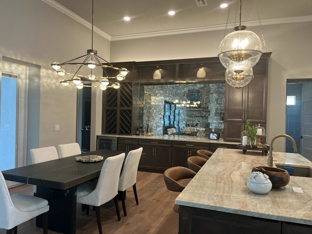 Lennar Visual_Orbis Halo Round Two - Tier Chandelier