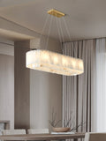 ChandelierPembridge Alabaster ChandelierL 100cm x 35cm x H 20cm / L 39.4″ x L 13.7″ x H 7.9″GoldLennar Visual