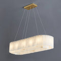 ChandelierPembridge Alabaster ChandelierL 100cm x 35cm x H 20cm / L 39.4″ x L 13.7″ x H 7.9″GoldLennar Visual