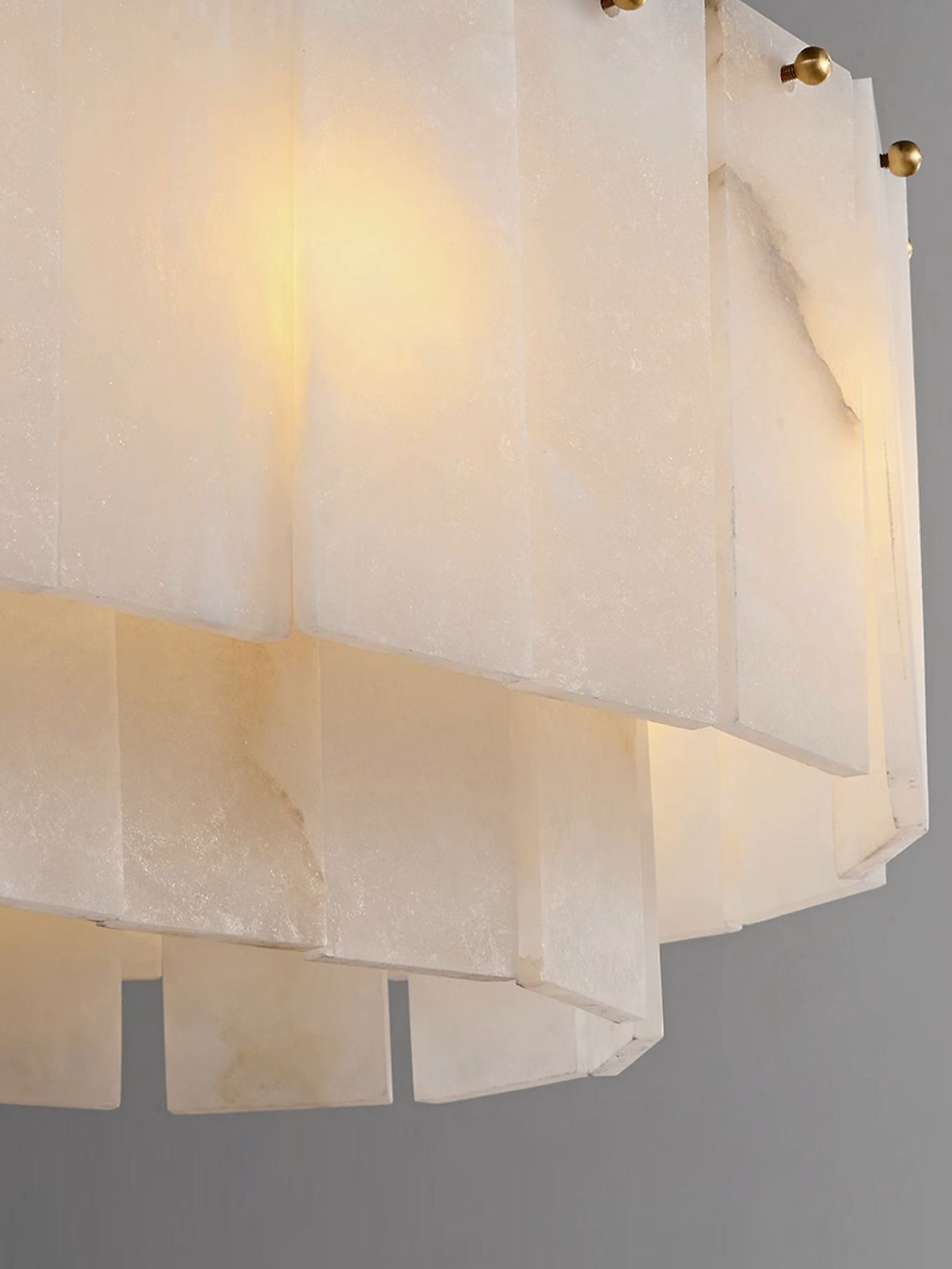 ChandelierPembridge Alabaster ChandelierL 100cm x 35cm x H 20cm / L 39.4″ x L 13.7″ x H 7.9″GoldLennar Visual