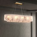 ChandelierPembridge Alabaster ChandelierL 100cm x 35cm x H 20cm / L 39.4″ x L 13.7″ x H 7.9″GoldLennar Visual