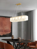 ChandelierPembridge Alabaster ChandelierL 100cm x 35cm x H 20cm / L 39.4″ x L 13.7″ x H 7.9″GoldLennar Visual