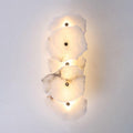 Wall LampPetra Wall Lamp3 heads L 40cm x W13cm x H 9cm / L 15.7″ x W 5.1″x H 3.5″Gold+ White AlabasterLennar Visual