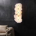 Wall LampPetra Wall Lamp3 heads L 40cm x W13cm x H 9cm / L 15.7″ x W 5.1″x H 3.5″Gold+ White AlabasterLennar Visual