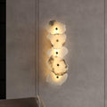 Wall LampPetra Wall Lamp3 heads L 40cm x W13cm x H 9cm / L 15.7″ x W 5.1″x H 3.5″Gold+ White AlabasterLennar Visual