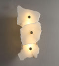 Wall LampPetra Wall Lamp3 heads L 40cm x W13cm x H 9cm / L 15.7″ x W 5.1″x H 3.5″Gold+ White AlabasterLennar Visual