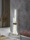 Floor LampPiped Alabaster Floor LampDia 45cm x H 150cm / ∅ 17.7″ x H 59.1″Cool LightLennar Visual