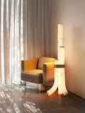 Floor LampPiped Alabaster Floor LampDia 45cm x H 150cm / ∅ 17.7″ x H 59.1″Cool LightLennar Visual