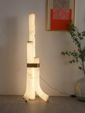 Floor LampPiped Alabaster Floor LampDia 45cm x H 150cm / ∅ 17.7″ x H 59.1″Cool LightLennar Visual