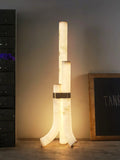 Floor LampPiped Alabaster Floor LampDia 45cm x H 150cm / ∅ 17.7″ x H 59.1″Cool LightLennar Visual