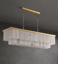 ChandelierRectangular marble chandelierL 80cm x W 35cm x H 40cm / ∅ 31.5″ x W 13.8″ x H 15.7″GoldLennar Visual