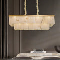 ChandelierRectangular marble chandelierL 80cm x W 35cm x H 40cm / ∅ 31.5″ x W 13.8″ x H 15.7″GoldLennar Visual