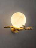 Wall LampRetro Brass Twigs Alabaster Wall LampDia 30cm x H 20cm / ∅ 11.8″ x H 7.9″ *2Brass & WhiteLennar Visual