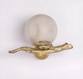 Wall LampRetro Brass Twigs Alabaster Wall LampDia 30cm x H 20cm / ∅ 11.8″ x H 7.9″ *2Brass & WhiteLennar Visual