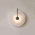 Wall LampRound Alabaster Modern Wall LampDia 20cm / ∅ 7.9″ *2Black & WhiteLennar Visual