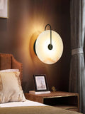 Wall LampRound Alabaster Modern Wall LampDia 30cm / ∅ 11.8″Black & WhiteLennar Visual