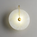 Wall LampRound Alabaster Modern Wall LampDia 30cm / ∅ 11.8″Gold & WhiteLennar Visual