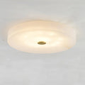 Ceiling LightRound Sophie Alabaster Ceiling LampDia 30cm x H 5cm / ∅ 11.8″ x H 2″WhiteLennar Visual