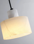 Pendant LampSimple Cyls Alabaster Pendant LampDia 14cm x H 14cm / ∅ 5.5″ x H 5.5″WhiteLennar Visual