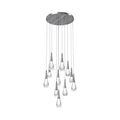 chandelier for bedroom,chandelier for dining room,chandelier for stairways,chandelier for foyer,chandelier for bathrooms,chandelier for living roomSolara Round ChandelierSatin Nickel11 - LightsLennar Visual