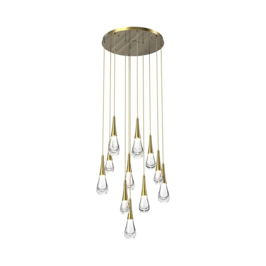 chandelier for bedroom,chandelier for dining room,chandelier for stairways,chandelier for foyer,chandelier for bathrooms,chandelier for living roomSolara Round ChandelierHeritage Brass11 - LightsLennar Visual