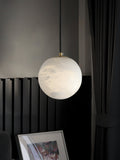 Pendant LightSphaera Alabaster Pendant LightDia 10cm x H 10cm / ∅ 3.9″ x H 3.9″WhiteLennar Visual