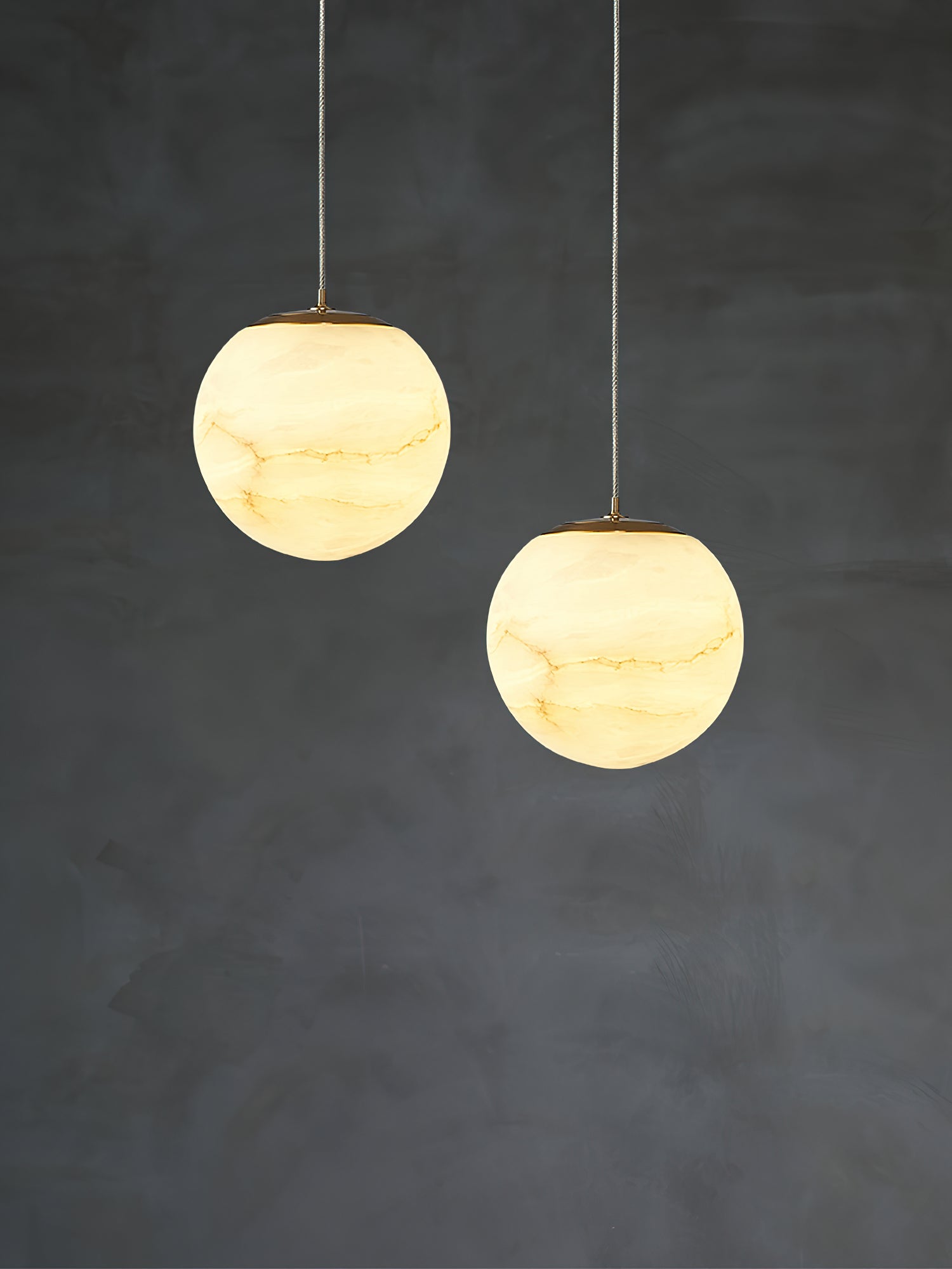 Pendant LightSphaera Alabaster Pendant LightDia 10cm x H 10cm / ∅ 3.9″ x H 3.9″WhiteLennar Visual