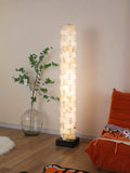 Floor LampStacked Alabaster Squares Floor LampL 28cm x W 18cm x H 160cm / L 11″ x W 7.1″ x H 63″Cool LightLennar Visual