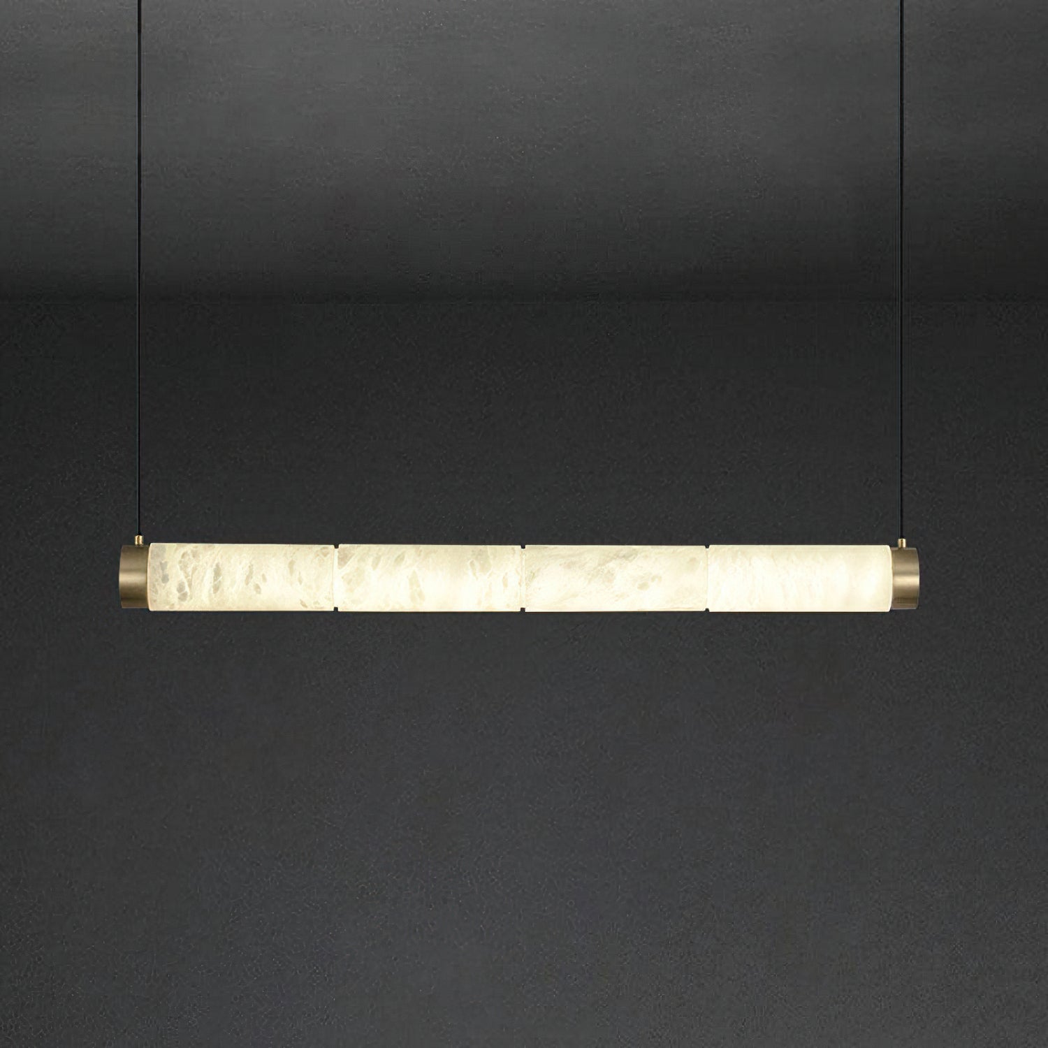 Pendant LightStrip Alabaster Pendant LightL 8cm x H 50cm / L 3.1″ x H 19.7″WhiteLennar Visual