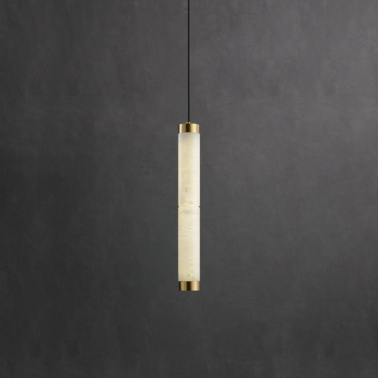 Pendant LightStrip Alabaster Pendant LightL 8cm x H 50cm / L 3.1″ x H 19.7″WhiteLennar Visual