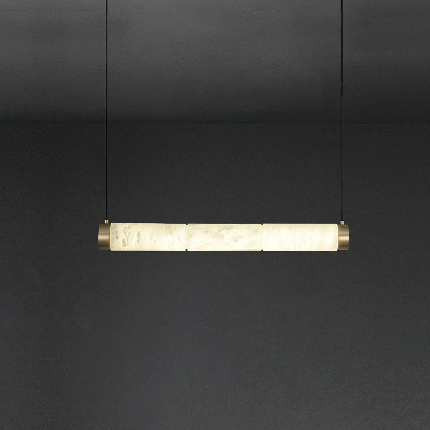 Pendant LightStrip Alabaster Pendant LightL 8cm x H 50cm / L 3.1″ x H 19.7″WhiteLennar Visual