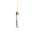 Pendant LightTala Alabaster Pendant LampDia 6cm x H 30cm / ∅ 2.3″ x H 11.8″Brass & White AlabasterLennar Visual