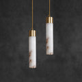 Pendant LightTala Alabaster Pendant Lamp2 Heads Dia 15cm x H 150cm / ∅ 5.9″ x H 59″Brass & White AlabasterLennar Visual