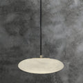 Pendant LampTONGOTDI Round Marble Pendant LampDia 20cm x W 8.5cm / ∅ 7.9″ x W 3.3″Brass & WhiteLennar Visual