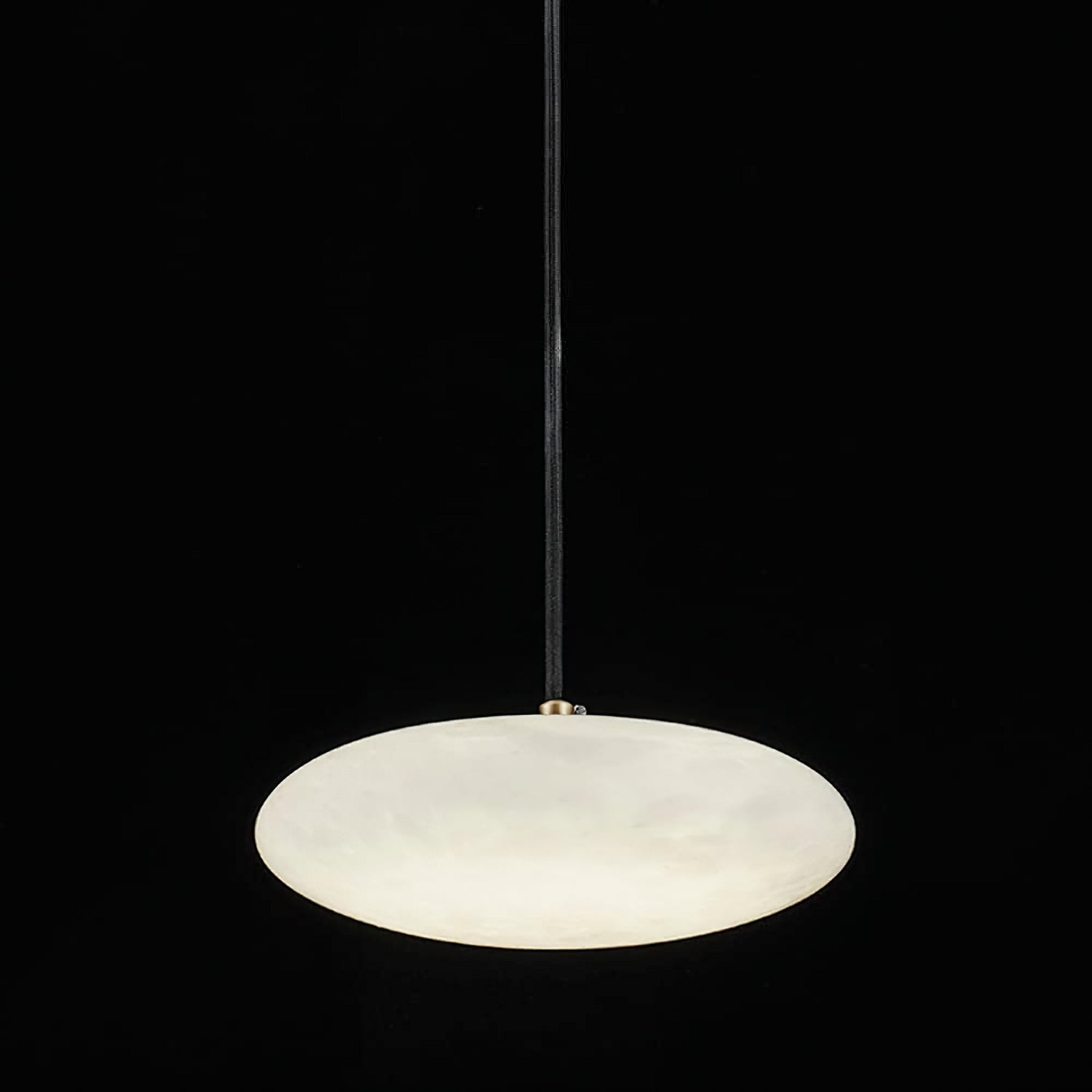 Pendant LampTONGOTDI Round Marble Pendant LampDia 20cm x W 8.5cm / ∅ 7.9″ x W 3.3″Brass & WhiteLennar Visual