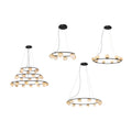 ChandelierTribeca Chandelier6 heads Dia 70cm x H 180cm / ∅ 27.6″ x H 70.9″Black & White AlabasterLennar Visual