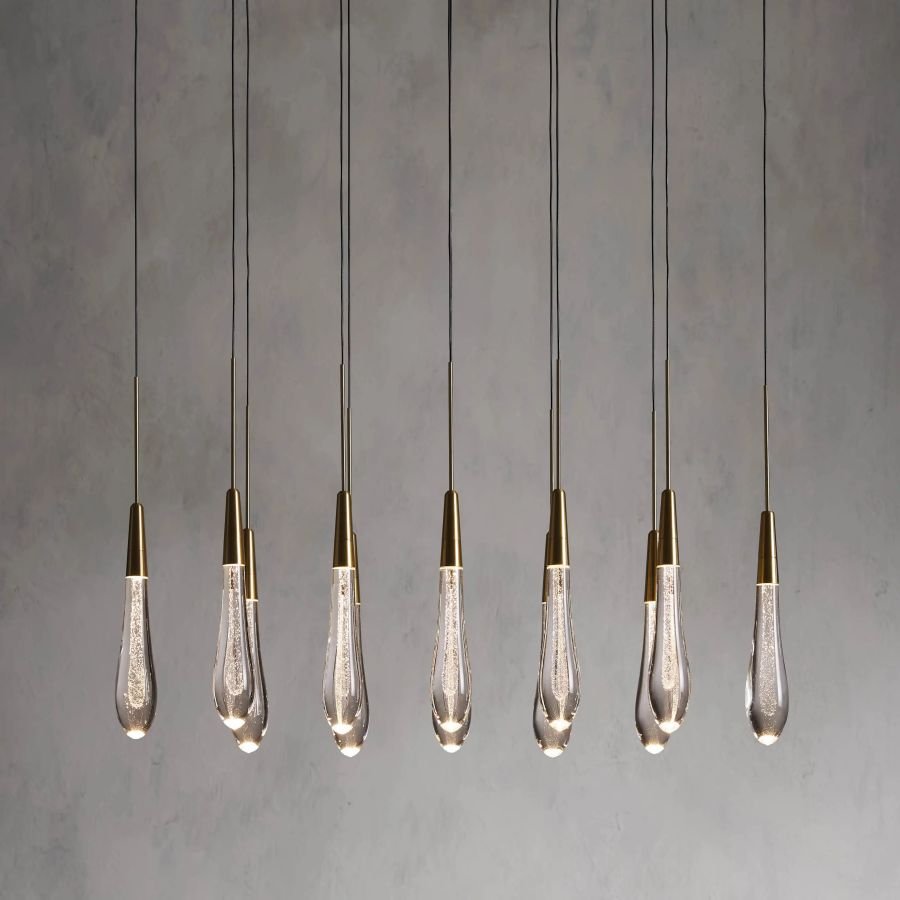 ChandelierVerlo Linear ChandelierAntique Brass37″ WLennar Visual