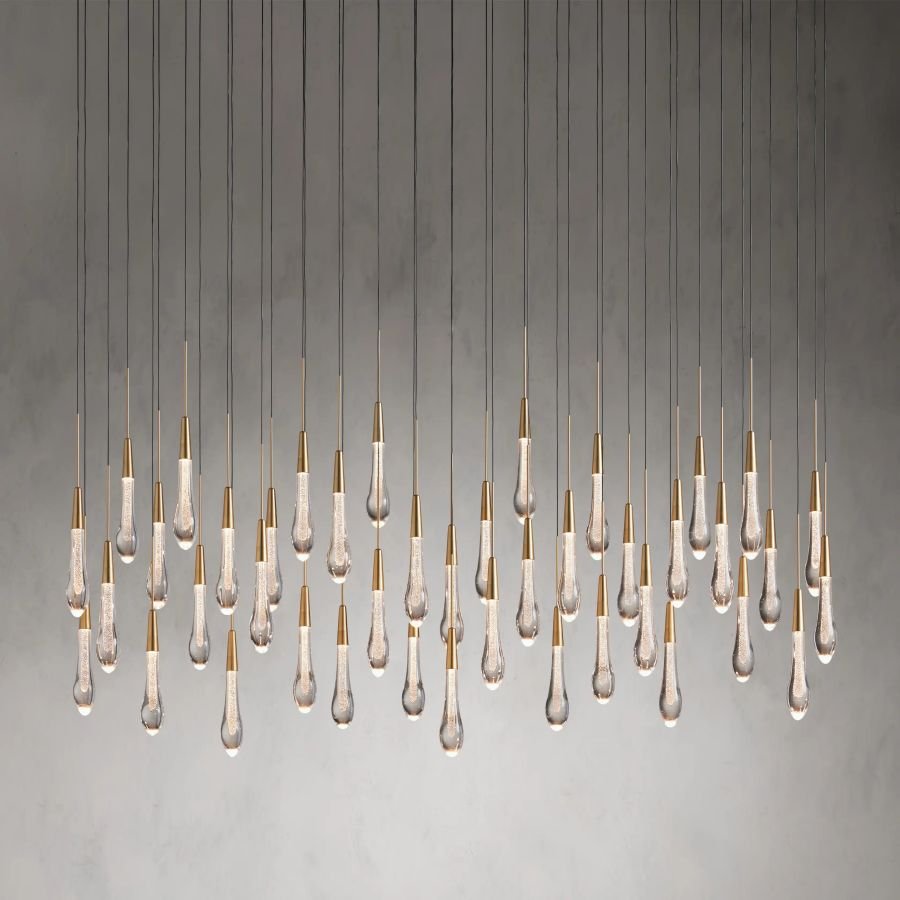 ChandelierVerlo Linear ChandelierAntique Brass70″ WLennar Visual