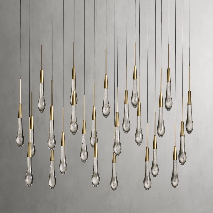 ChandelierVerlo Linear ChandelierAntique Brass50″ WLennar Visual