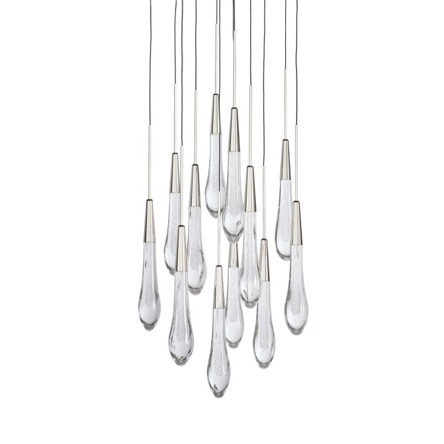 ChandelierVerlo Round ChandelierPolished Nickel57″ DiamLennar Visual