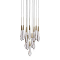 ChandelierVerlo Round ChandelierPolished Nickel57″ DiamLennar Visual