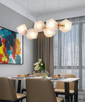 Lennar Visual_Welles Glass Long Chandelier