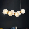 Lennar Visual_Welles Glass Long Chandelier