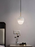 Pendant LampYoko Alabaster Pendant LightDia 15cm x H 20cm / ∅ 5.9″ x H 7.9″WhiteLennar Visual