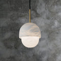 Pendant LampYoko Alabaster Pendant LightDia 15cm x H 20cm / ∅ 5.9″ x H 7.9″WhiteLennar Visual