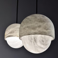 Pendant LampYoko Alabaster Pendant LightDia 15cm x H 20cm / ∅ 5.9″ x H 7.9″WhiteLennar Visual