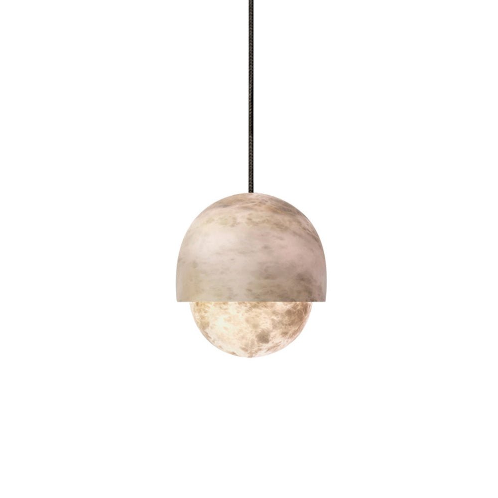 Pendant LampYoko Alabaster Pendant LightDia 15cm x H 20cm / ∅ 5.9″ x H 7.9″WhiteLennar Visual